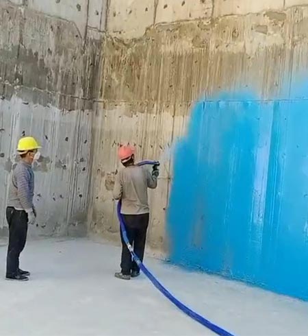 聚脲施工污水池防腐防水案例